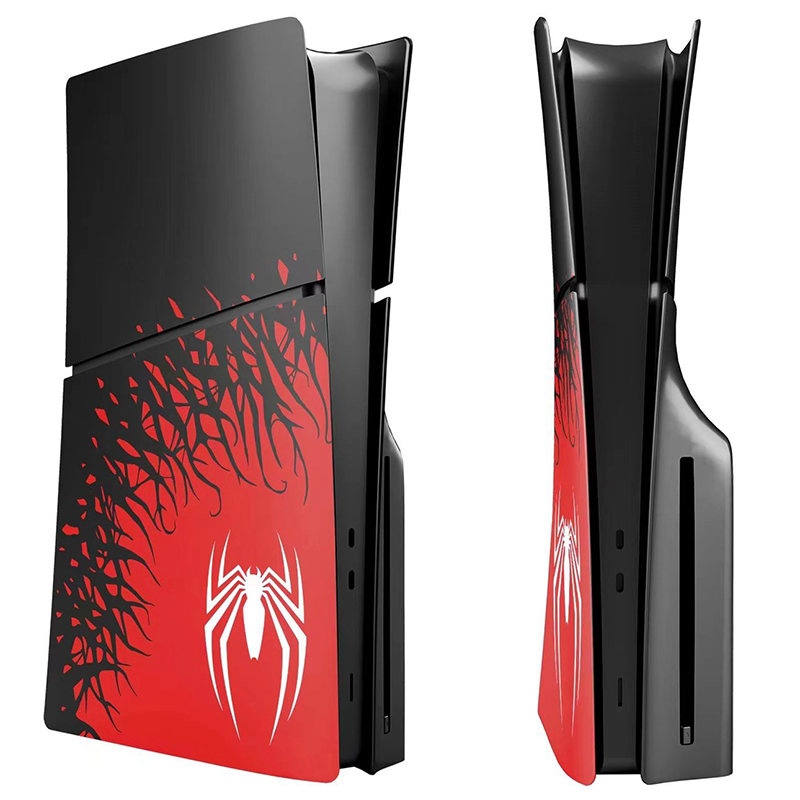 Faceplate Face Console Plate Cover Case Housing Shell for PS5 Slim (Disk Edition)- Spider 